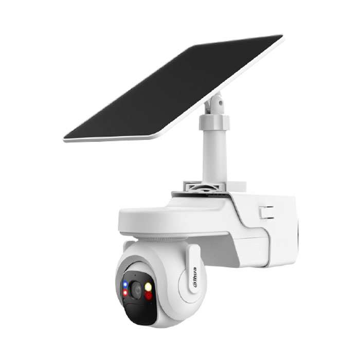 Caméra-PT-4MP-360°-4G,-Dual-30m,-batterie-intégrée-+-panneau-solaire
